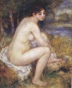 Pierre Renoir Female Nude in a Landscape oil on canvas